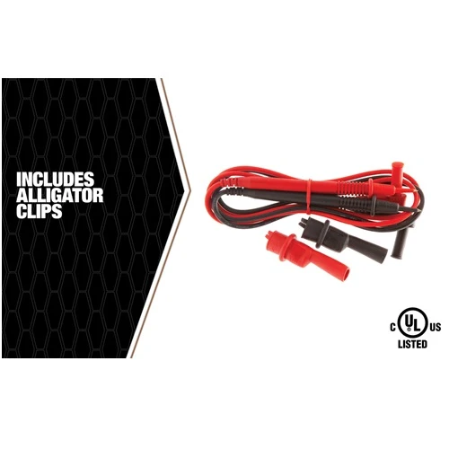 Replacement Test Leads 60010S (Pack 6) con Estuche de Almacenamiento