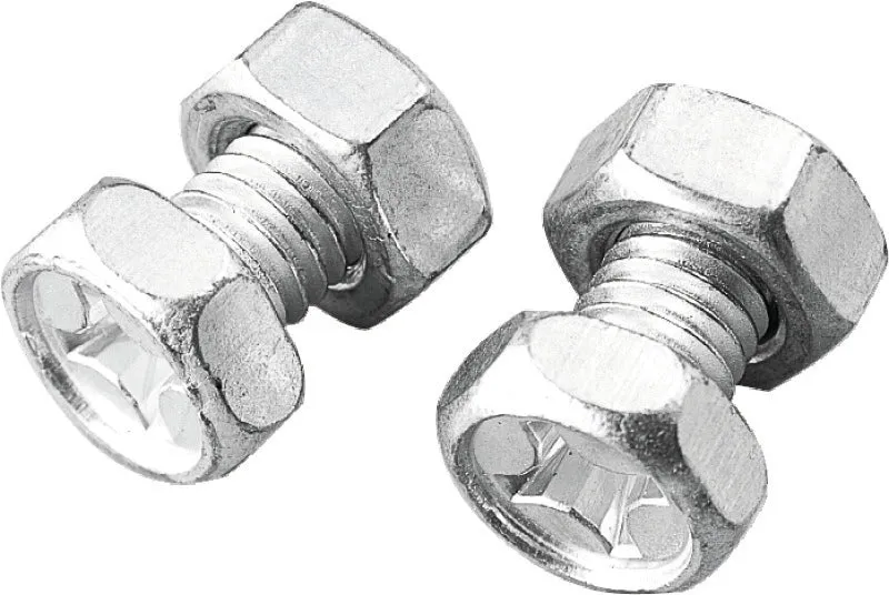 Yuasa 6mm Nut & Bolt Set - 2 Sets con Certificación RoHS