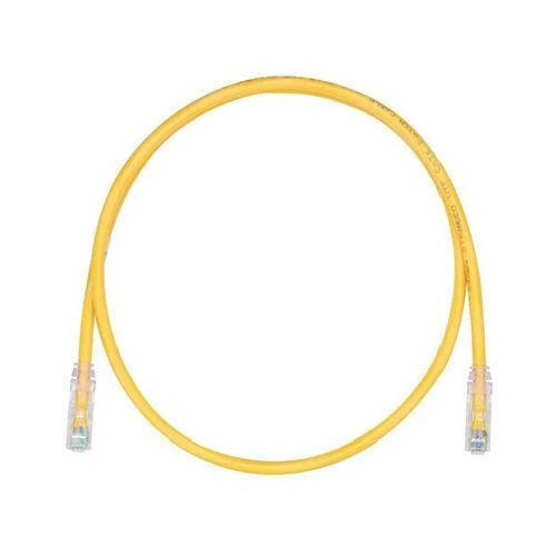9' 24 AWG Yellow Cat 5e UTP Cobre Patch Cord UTPCH9YLY