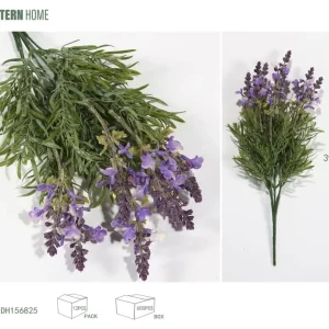 9 cabezas rosa más lavanda: 39CM morado con Estuche de Almacenamiento