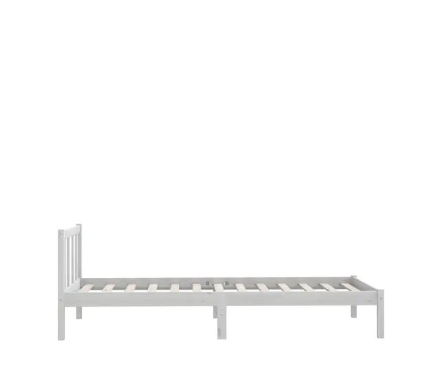 Cargador Inteligente Estructura de cama madera maciza de pino individual 90x190 cm