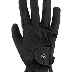 Certificadas CE Durable Pro guantes de equitación cálidos Azabache 9