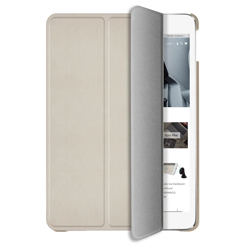 Funda para iPad (9.ª generación) Bstand de Macally - Dorado Resistentes Derrames