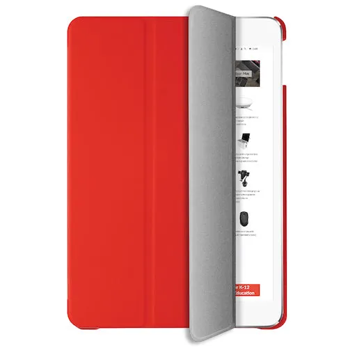 Funda para iPad (9.ª generación) Bstand de Macally - Rojo con Cargador Incluido