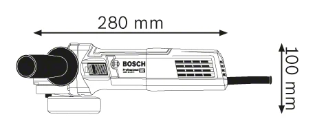Kit Mini esmeril Bosch Competente GWS 9-125 S de 900W