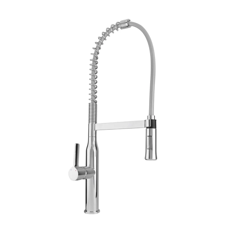 Monomando semi profesional elástico para cocina Urrea 9496 con Garantí