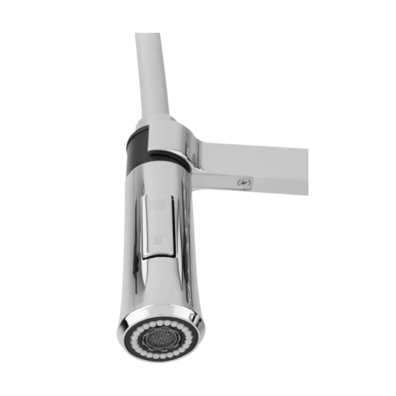 Monomando semi profesional elástico para cocina Urrea 9496 con Garantí