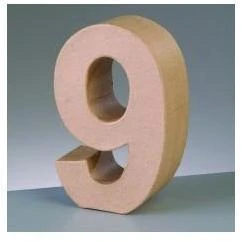 numero 9 10x3 cm 2631009