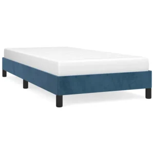 Pilas Alcalinas Estructura de cama de terciopelo verde 90x190 cm