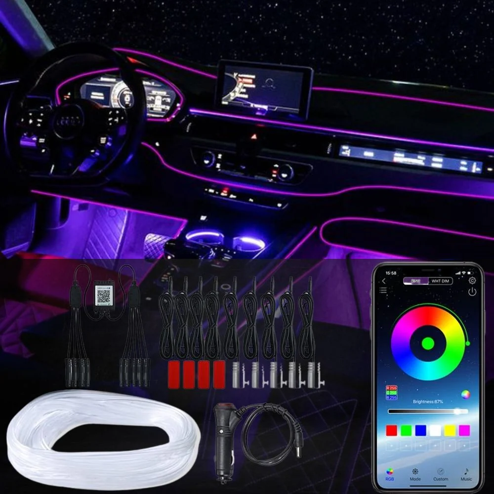 Pilas Alcalinas Luces LED Interior 9 en 1