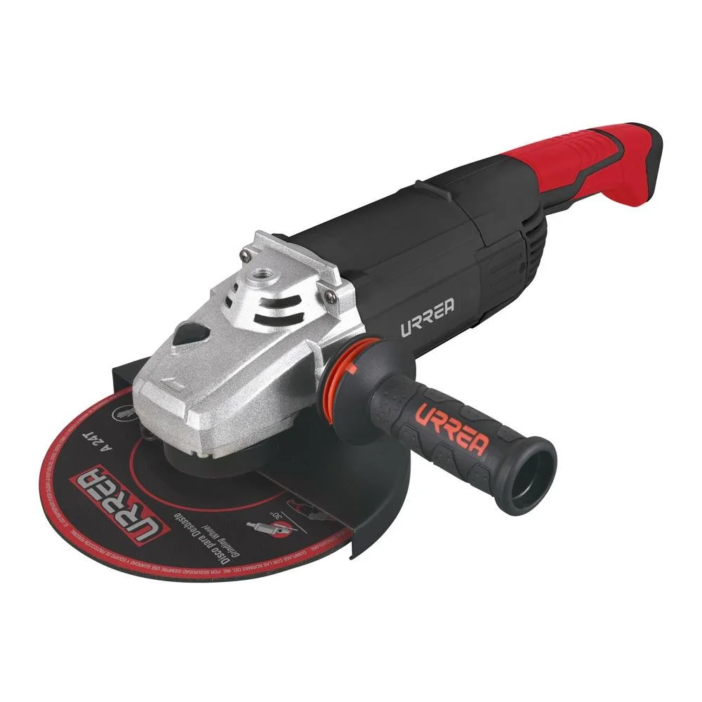 Pilas de Baterí Esmeriladora angular de 9", eje de 5/8", 2400 w, urrea