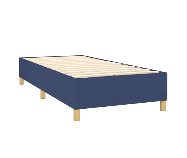 Pilas de Reloj Estructura de cama box spring tela negro 90x190 cm