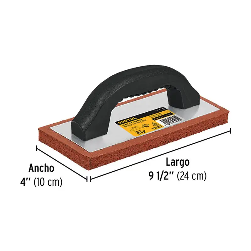 Pilas de Reloj Flota de esponja, 9 1/2", espesor 3/4", áspero, pretul