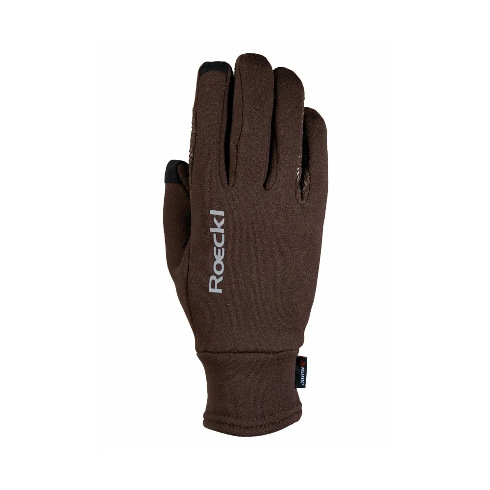 Roecl Weldon Polartec Power Stretch gloves Dark Marrón 9