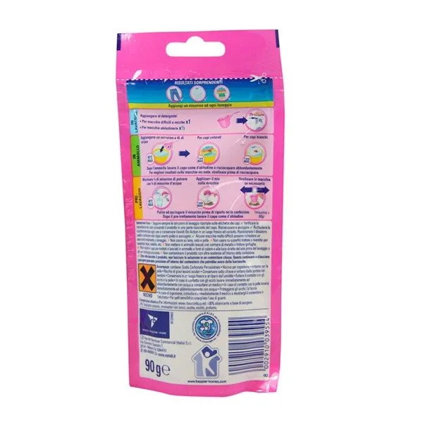 Detergente en polvo Vanish Oxi Action quitamanchas 90 gr para Ropa Blanca y de Color