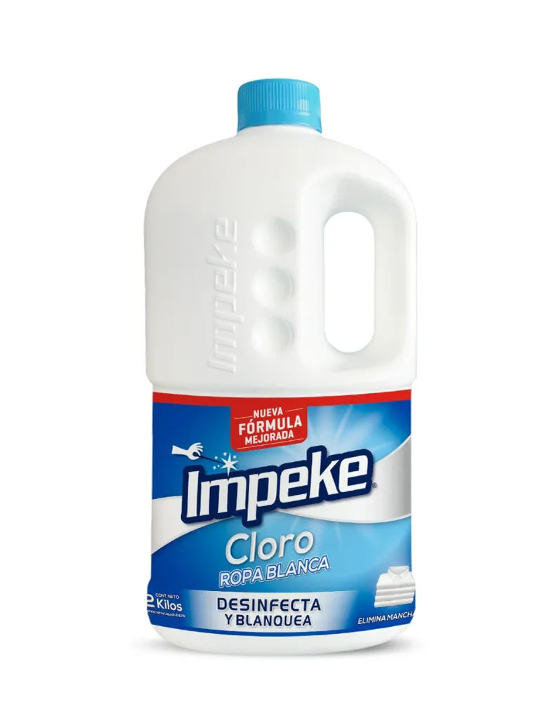 Impeke Cloro Ropa Blanca 2000 gr para Ropa Blanca