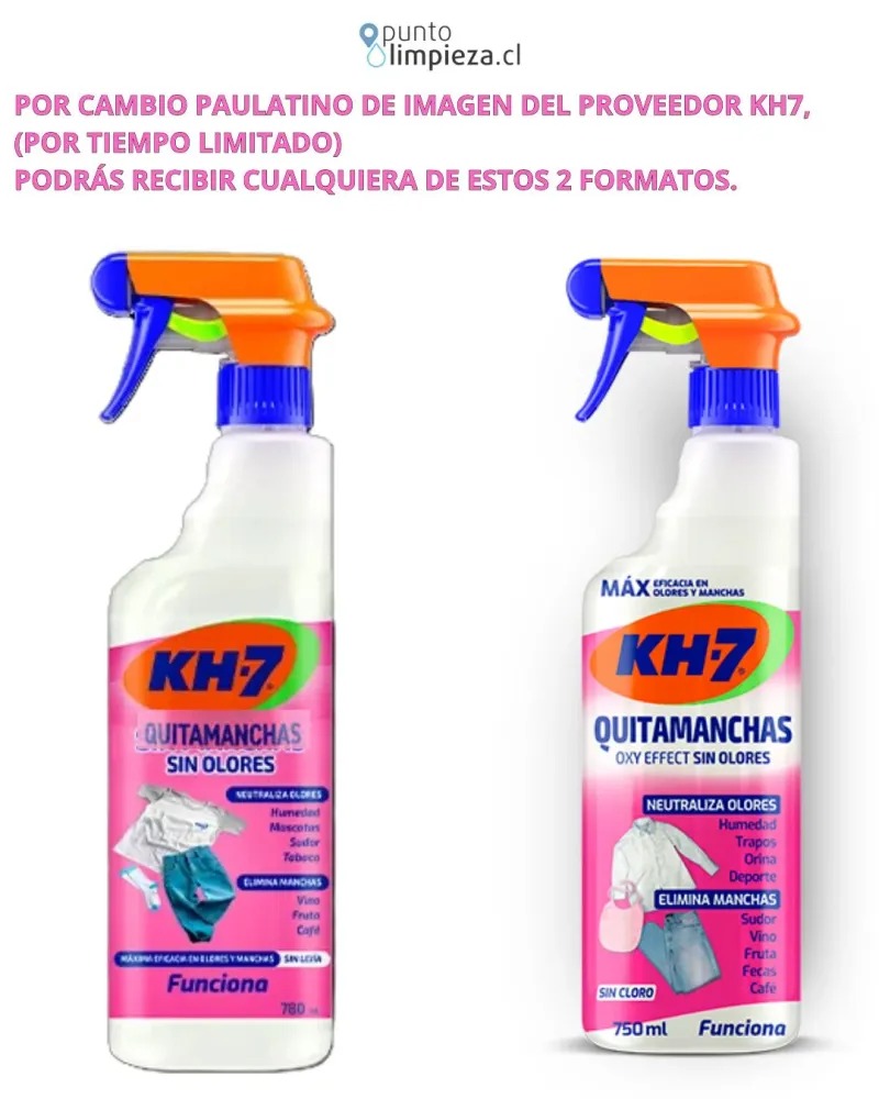 Profesional KH-7 Quitamanchas Oxy-Effect Gatillo 3 x 750 cc