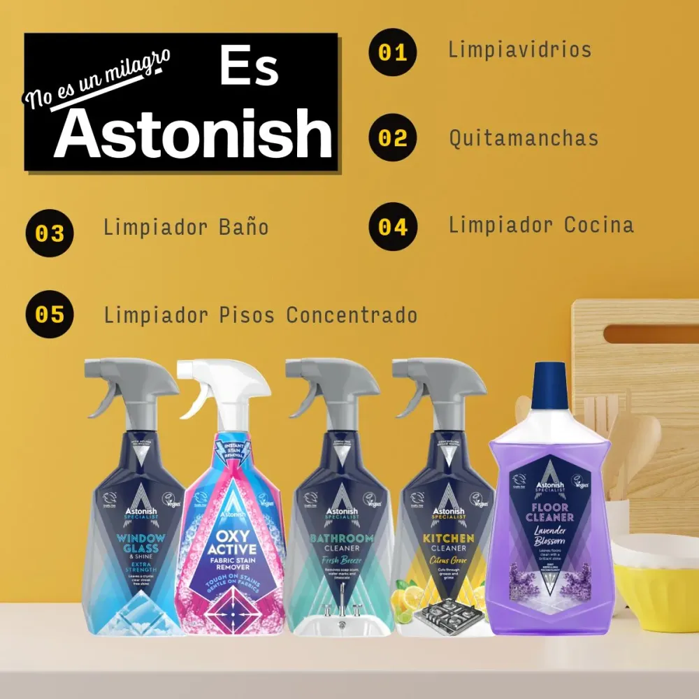Pack Base Limpieza Hogar Astonish