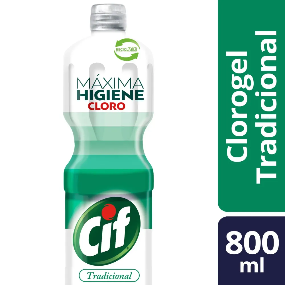 Cloro Gel Cif Tradición 800 Ml