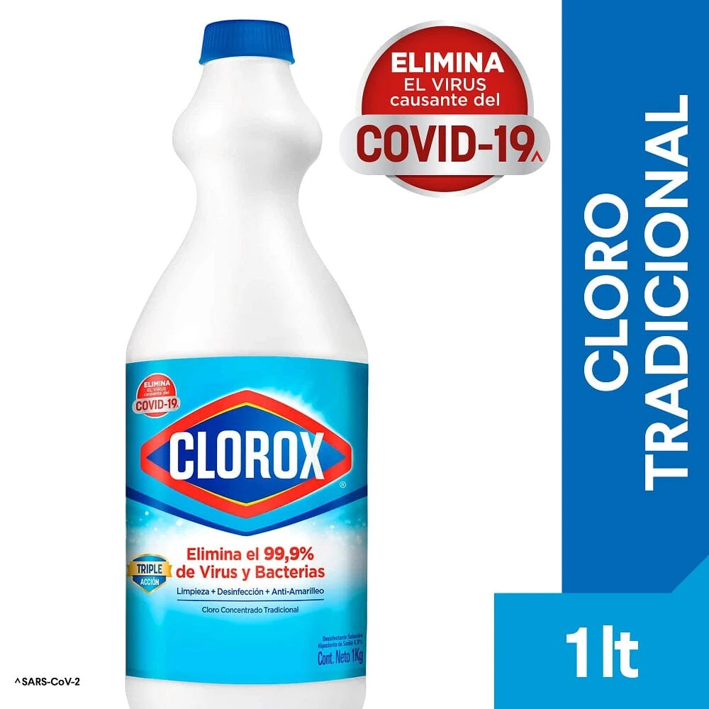Cloro Tradicional Multisuperficies 1 Lt CLOROX