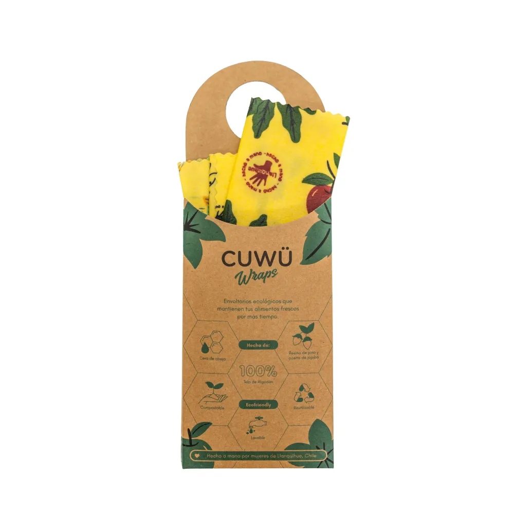 Envoltorios de cera de abeja Cuwu