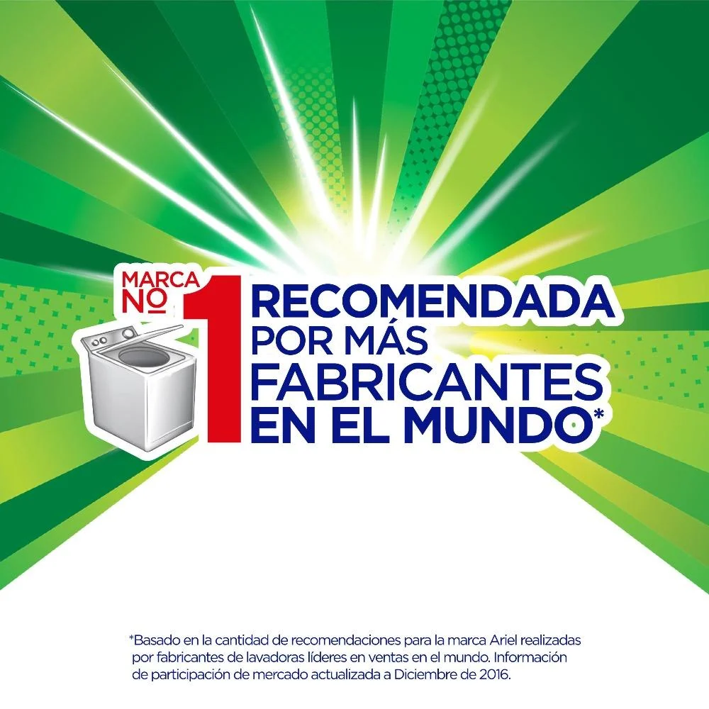 Detergente Liquido Concentrado Ariel 2x1.8 Lt