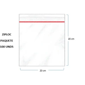 Bolsa Ziploc 20 x 20 Generico