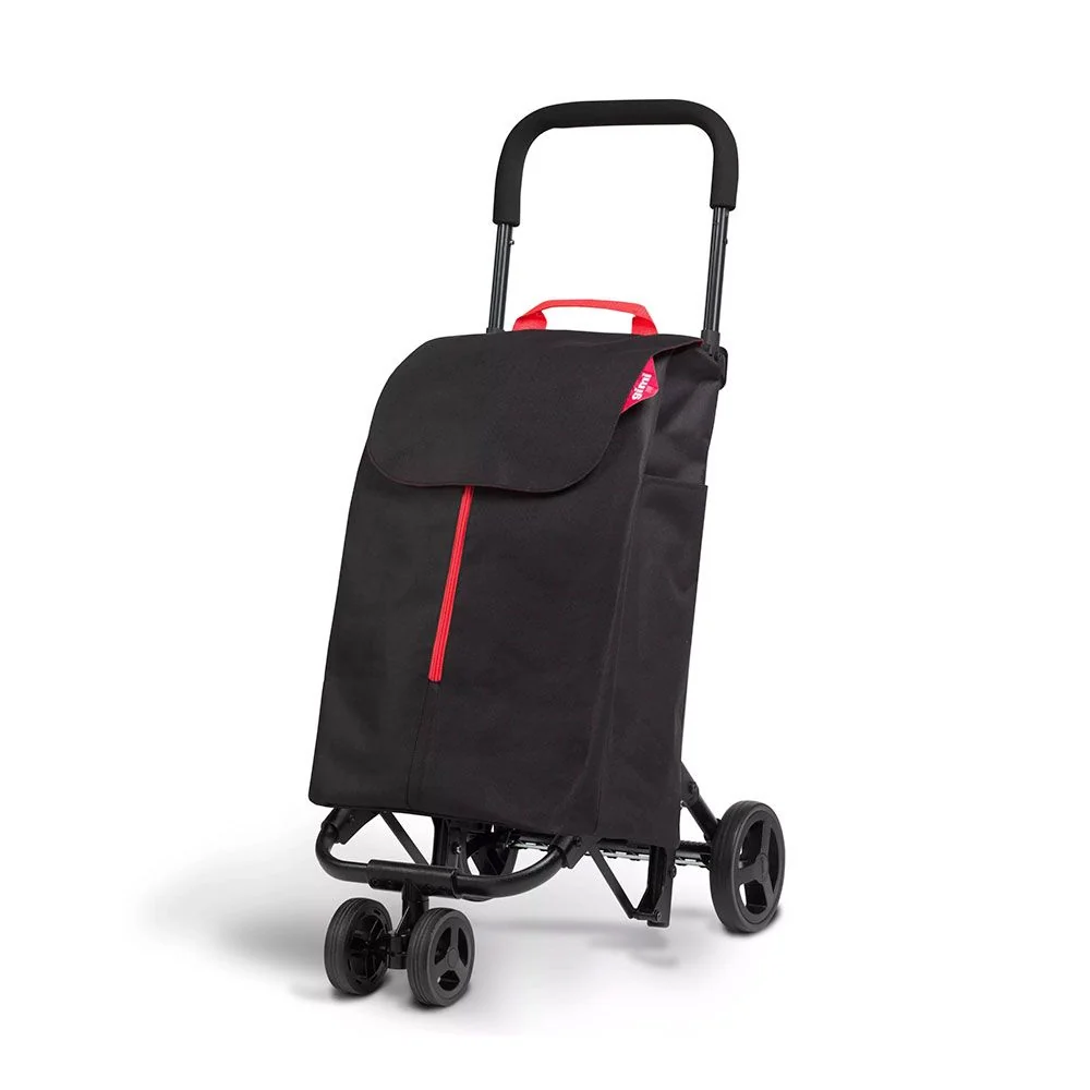 CARRO DE LA COMPRA TWIN NEGRO 50 l GIMI