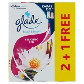 GLADE BRISE ONE TOUCH MINI SPRAY JARDÍN JAPONÉS AMBIENTADOR 10ML 3 UNIDADES