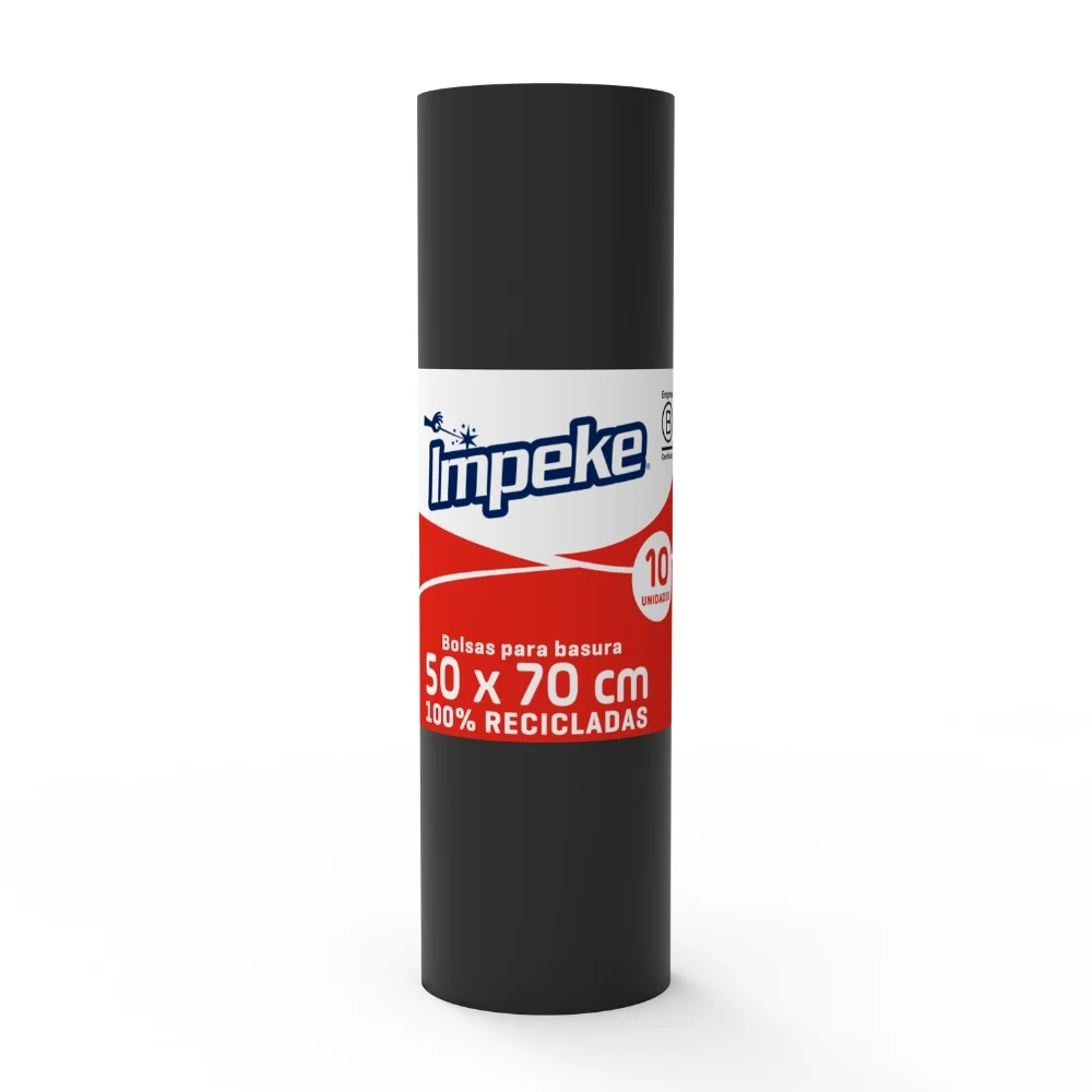 Bolsa Basura 50 X 70 Rollo (10 Unidades) IMPEKE