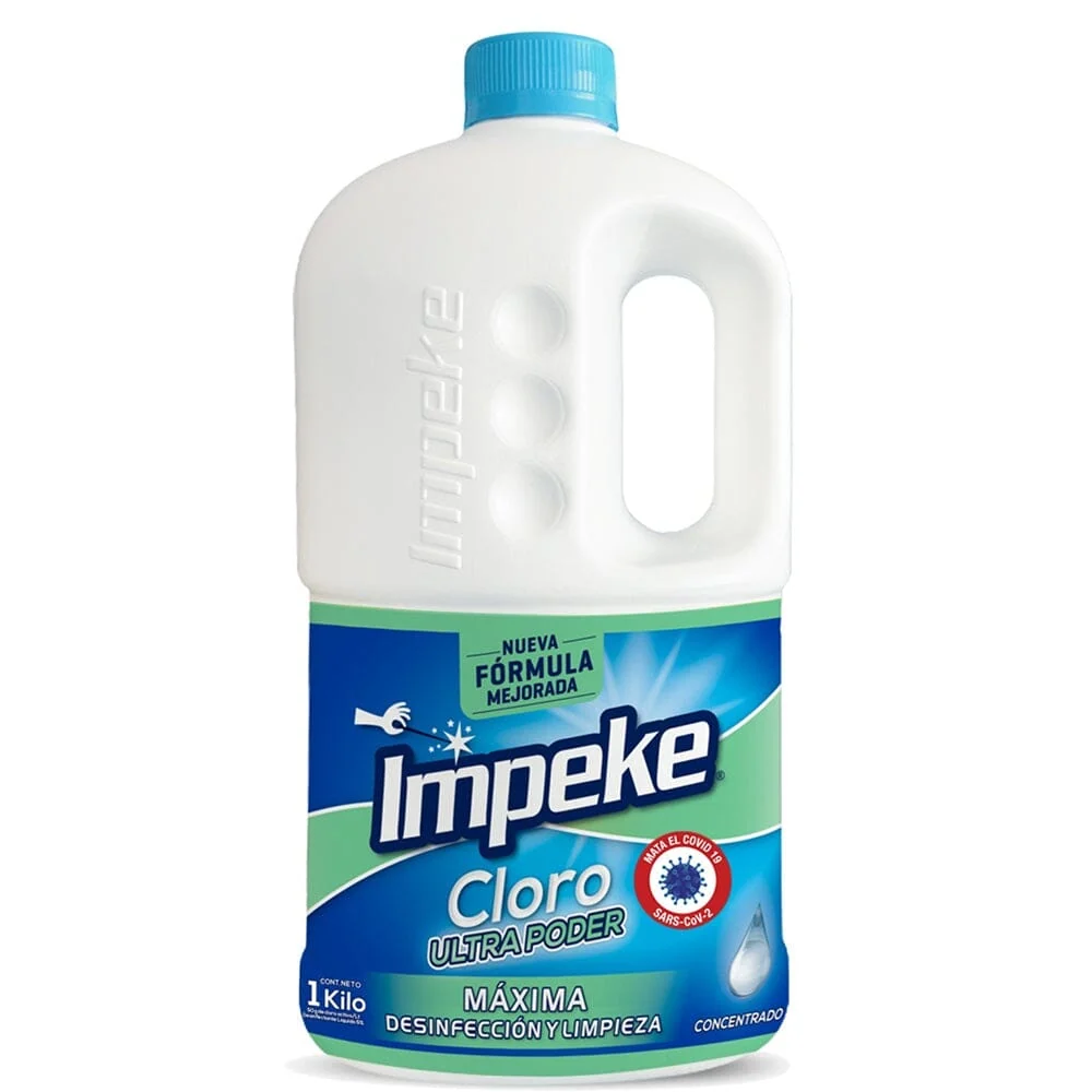Cloro Botella 1 Lt Concentrado Forte IMPEKE
