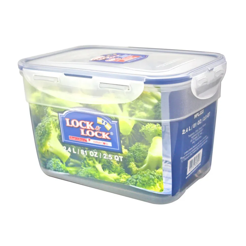 Contenedor Hermético Rectángular 2.4 L Lock & Lock