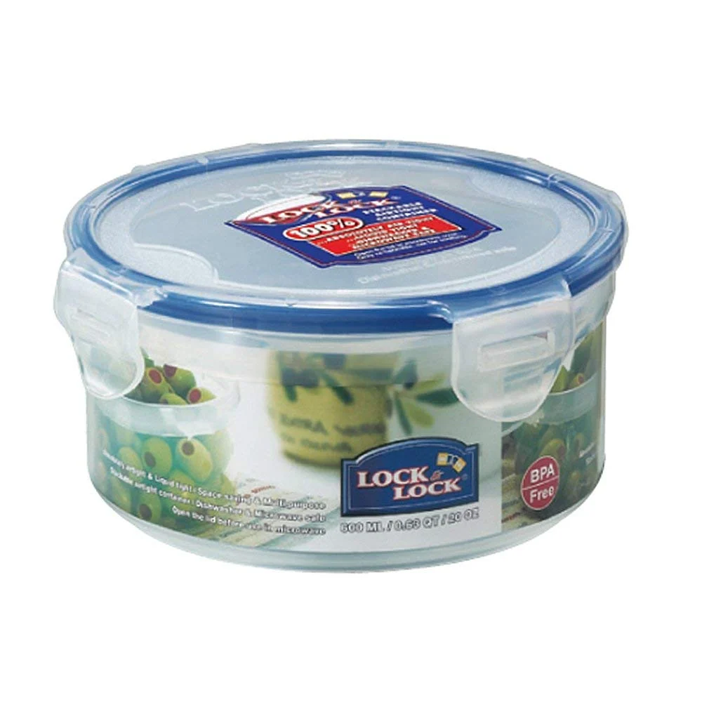 Contenedor Hermético Redondo 600 ml Lock & Lock