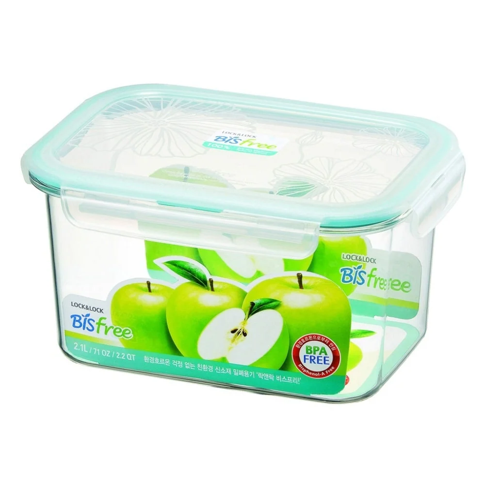 Lock lunch set contenedor rectangular alto transparente 2.1 l Lock&Lock Lock & Lock