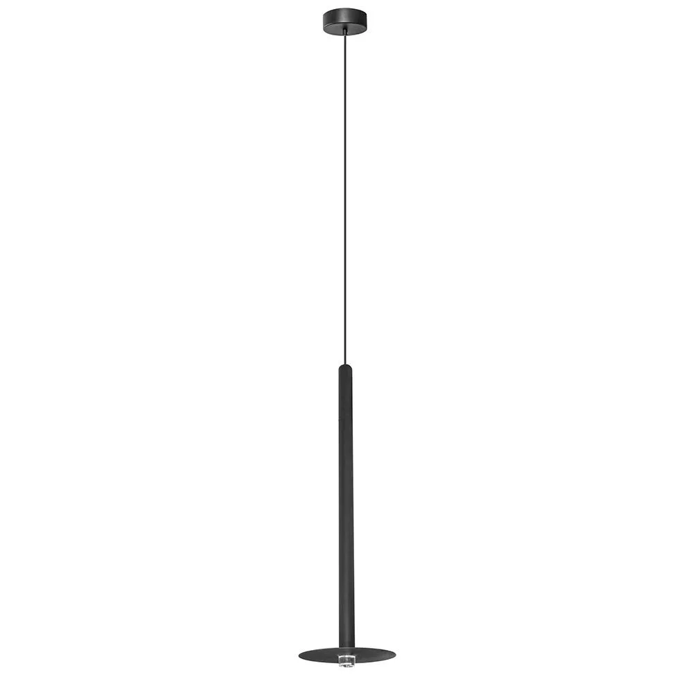Lum. Susp. Negro led bc 6w. 86G ip20 ilumileds Pilas