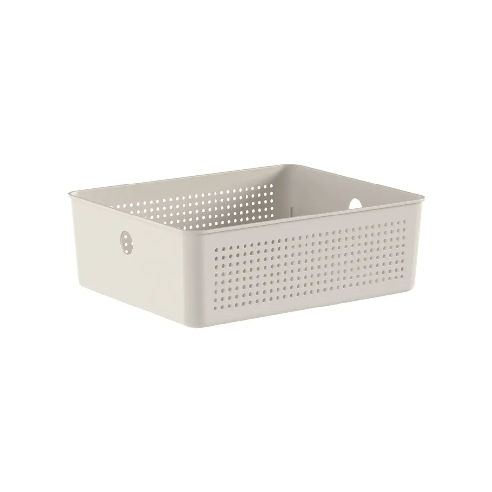 Cesta flow de 5.4 Litros color beige Madehome