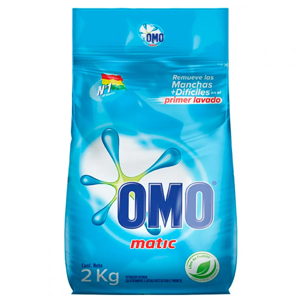 Detergente Omo Matic X 2Kg