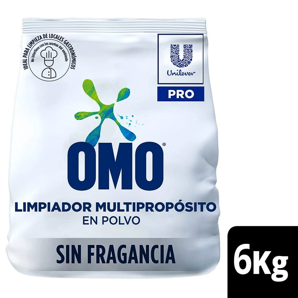 Detergente Polvo Multiproposito 6 Kg OMO
