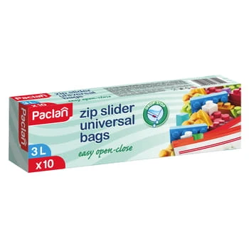 Bolsa con cierre Zip Paclan 3l universal