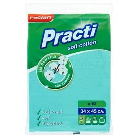 PACLAN PRACTI PAÑO COMO ALGODÓN 34 X 45 CM 2X10 PIEZAS