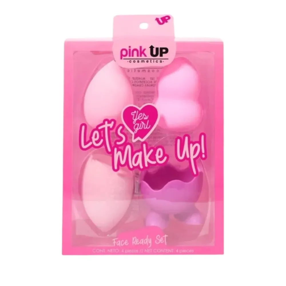 Esponjas de maquillaje Let's make up! pink up