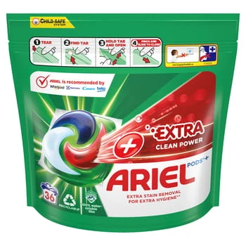 Extra Clean Power Ariel Cápsulas de Lavado 36 uds. Procter & Gamble