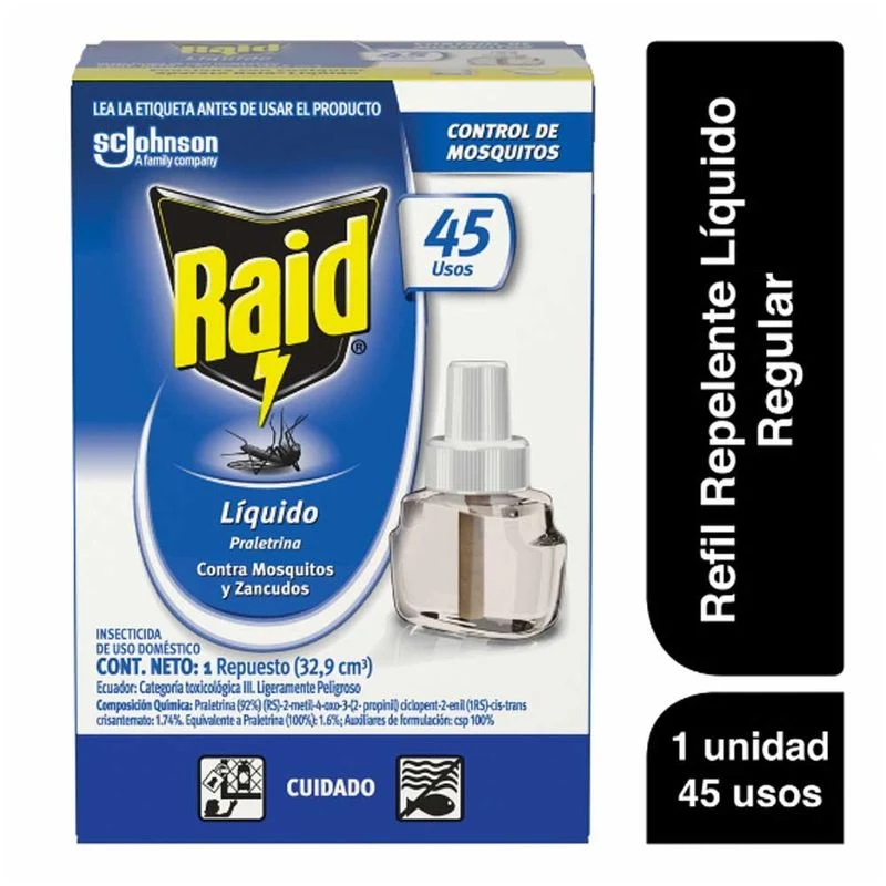 INSECTIC RAID 32, 9ML ELEC RTO BLAN