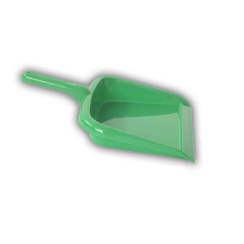 RECOGEDOR MANUAL DE PLÁSTICO VERDE