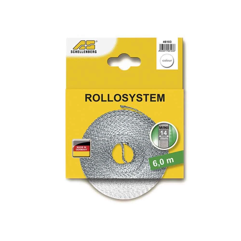 CINTA DE PERSIANA BLANCA 14 mm x 6 m SCHELLENBERG