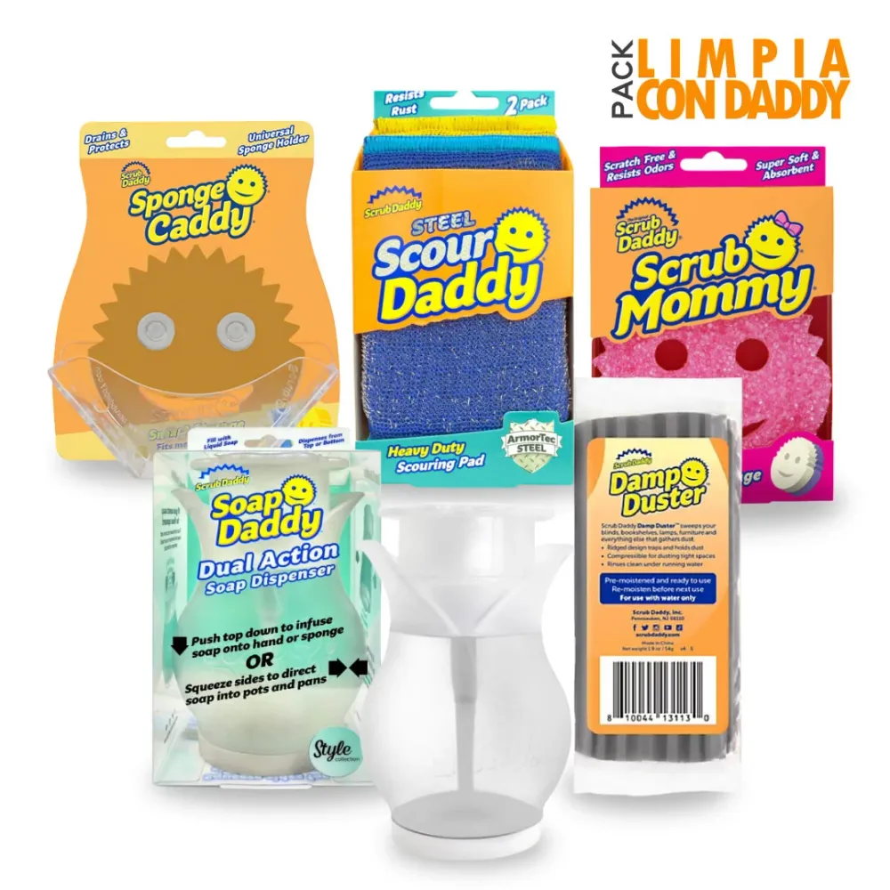 Limpia con Daddy Scrub Daddy