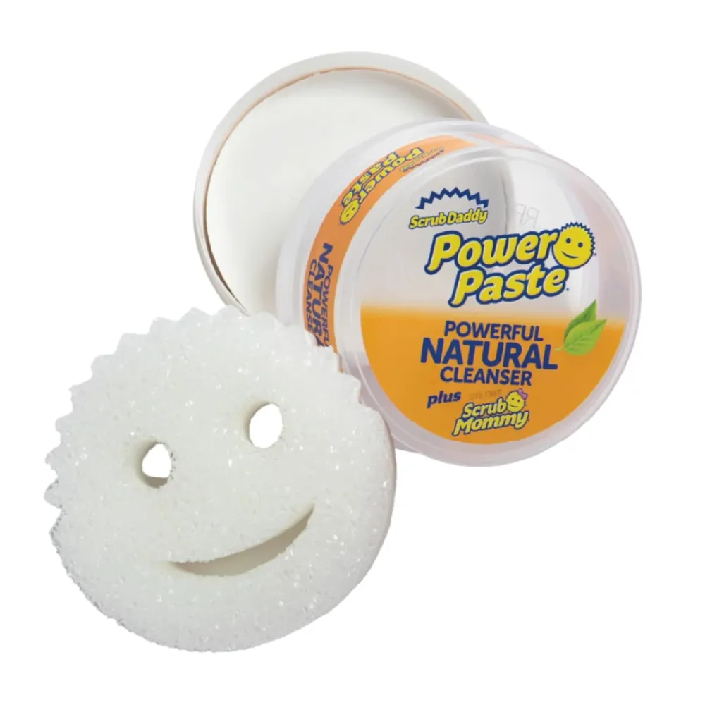 Pasta Limpiadora Multiuso Scrub Daddy 250 g + Esponja Scrub Mommy 1 un
