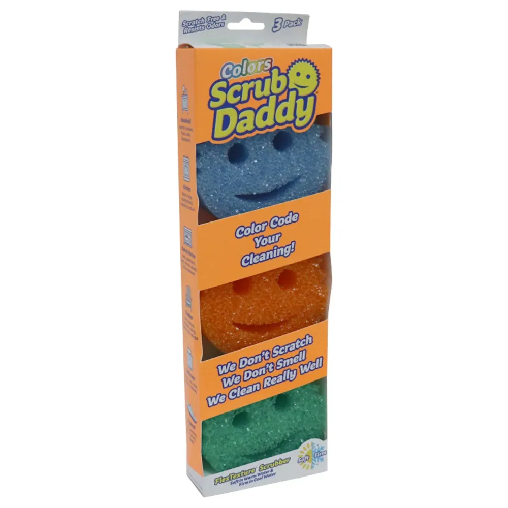 SET DE ESPONJAS SCOUR DADDY 3 PCS SCRUB DADDY
