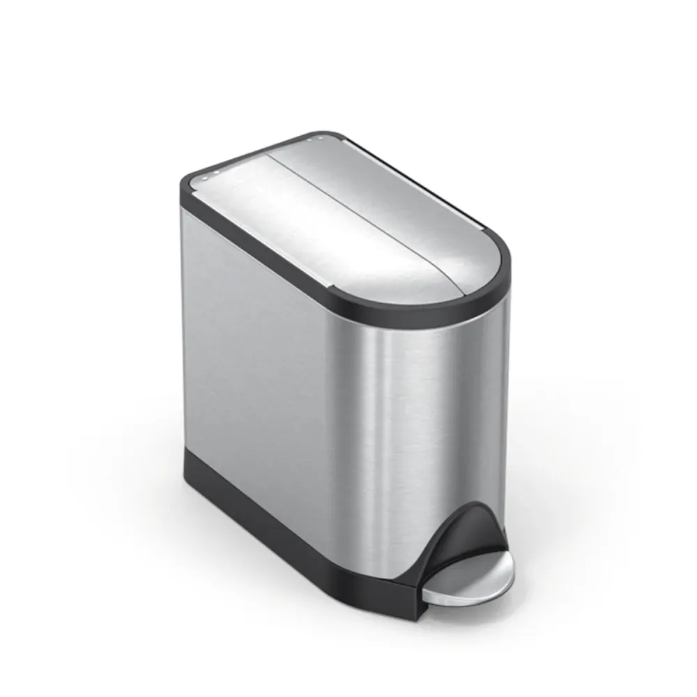 cubo mariposa con pedal de 10 litros simplehuman