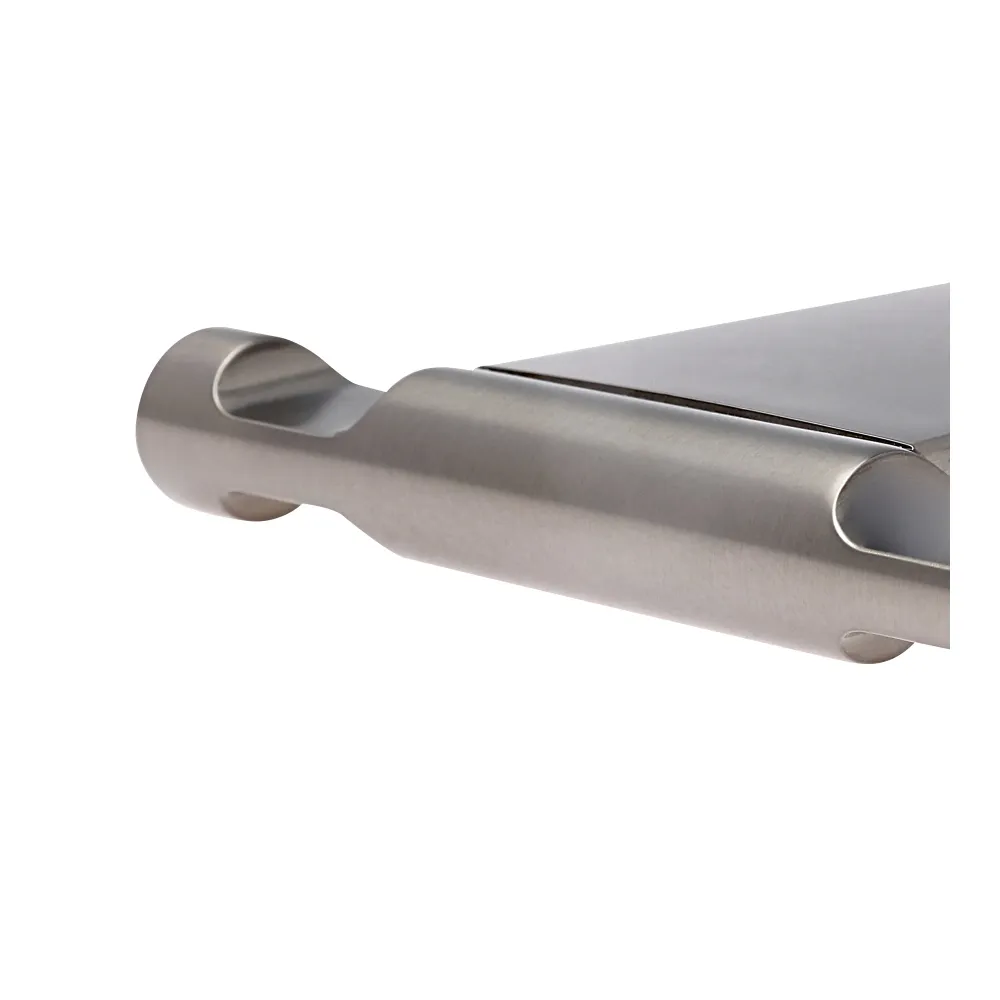 Percha Doble "Lucent" Gris Oxford Tecnobath